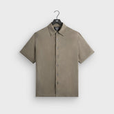 Giorgio Armani & Kith Silky Short Sleeve Button Up - Gravel | Kith Gravel