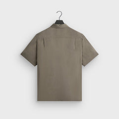 Giorgio Armani & Kith Silky Short Sleeve Button Up - Gravel | Kith Gravel