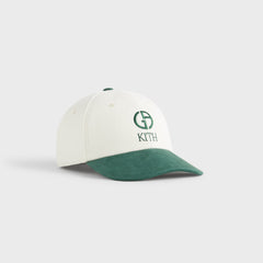 Giorgio Armani & Kith Twill Two-Tone Classic Cap - Sandrift | Kith Sandrift