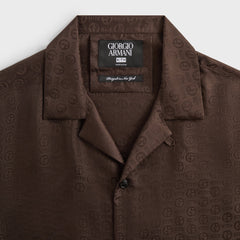 Giorgio Armani & Kith Monogram Short Sleeve Thompson Camp Collar Shirt | Kith Kindling