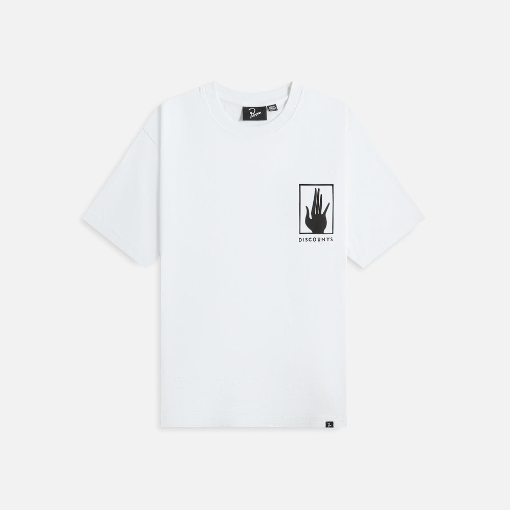 by Parra Yoga Discounts Tee - White | Kith White