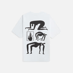 by Parra Yoga Discounts Tee - White | Kith White