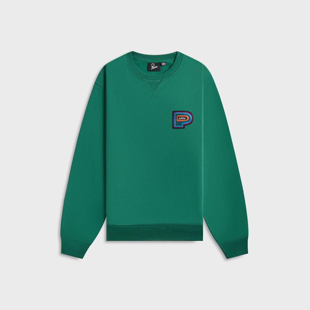 by Parra Repeat Pea Crew Neck Sweatshirt - Green | Kith Green