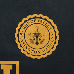 Rhude Collegiate Crest Tee - Vintage Black | Kith Vintage Black