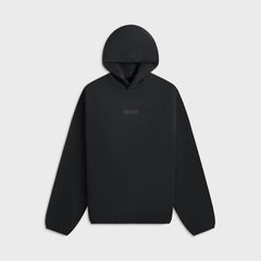 Essentials Modern Fit Fleece Hoodie - Jet Black | Kith Jet Black