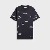 Marni Short Sleeved Tee - Blue / Black | Kith Blue / Black