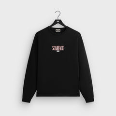 Kith for Scarface Tony Montana Long Sleeve Tee - Black | Kith Black