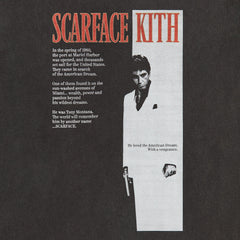 Kith for Scarface Film Poster Vintage Tee - Black | Kith Black