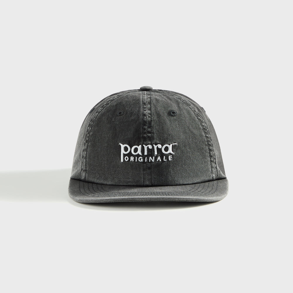 by Parra Originale 6 Panel Cap - Black | Kith Black