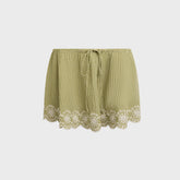 Maelle Gingham Mini Skirt - Green | Kith Green