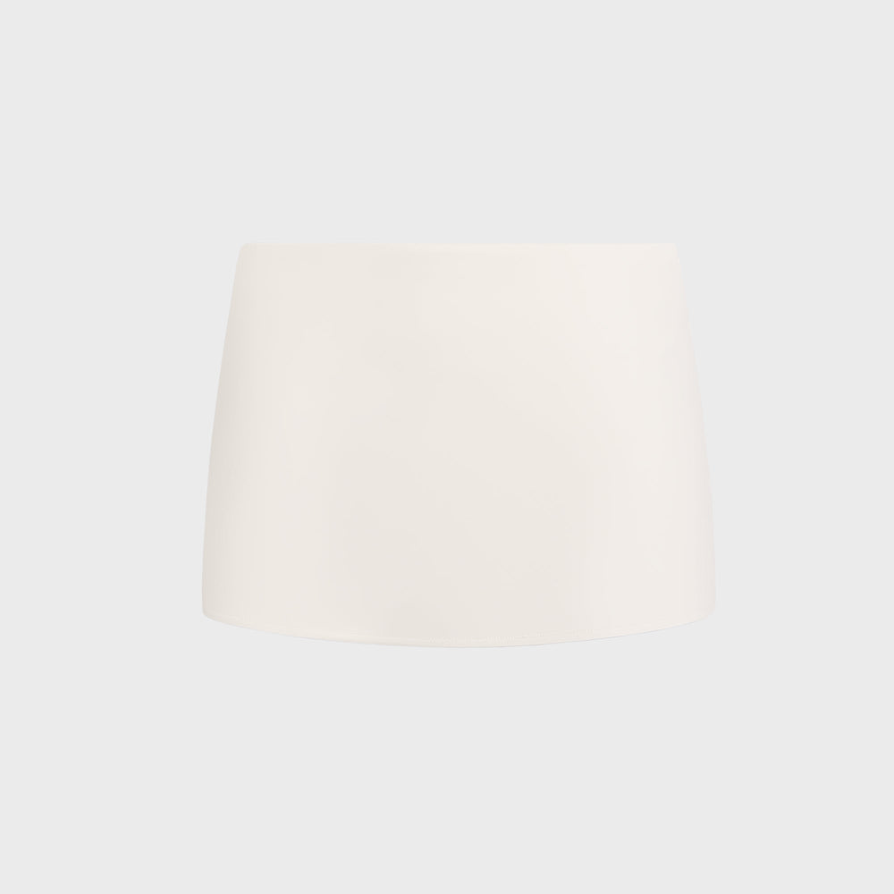 Micro Mini Stretch Skirt - White | Kith White