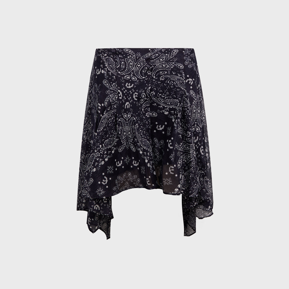 Miaou TY Skirt - Bandana Navy | Kith Bandana Navy