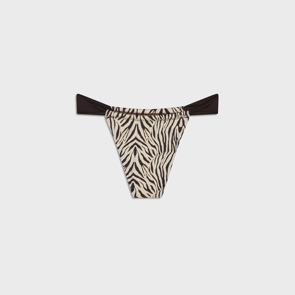 Frankies Bikinis Beckett Bottom - Zebra Print | Kith Zebra Print