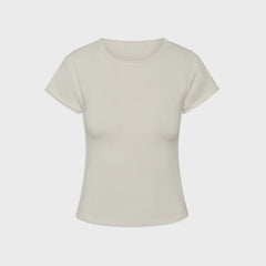 Frankies Bikinis Baylee Cloud Knit Tee - Soft Vanilla | Kith Soft Vanilla