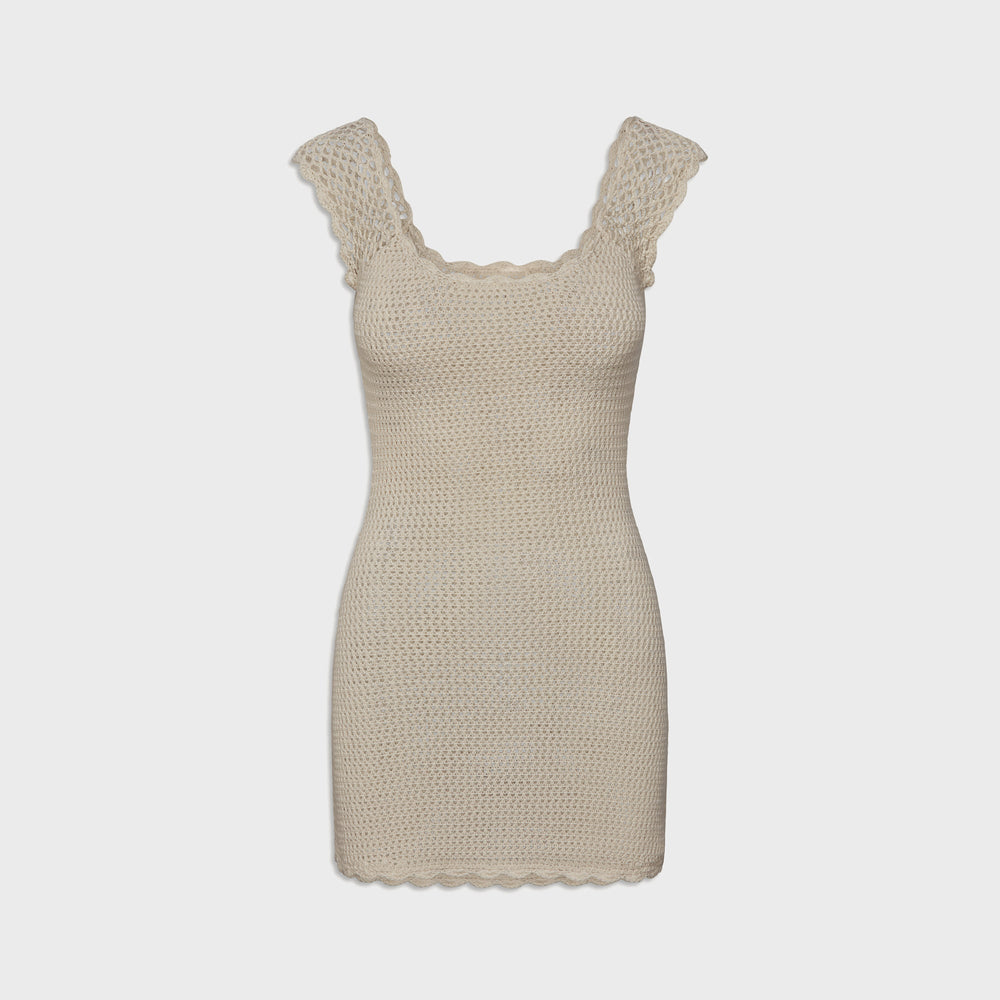 Frankies Bikinis Kai Crochet Mini Dress - San Dollar | Kith San Dollar