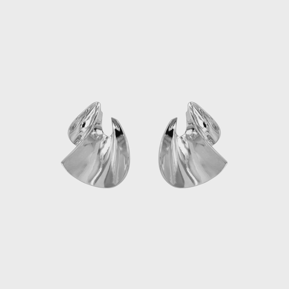 Black Suede Studio Lola Earring - Silver | Kith Silver