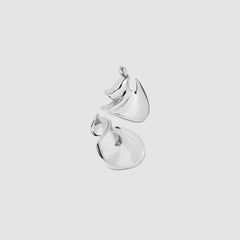 Black Suede Studio Lola Earring - Silver | Kith Silver