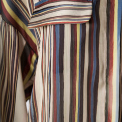 Siedres Oversized Satin Shirt with Front Pockets - Multi | Kith Multi