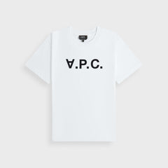 A.P.C. Standard Grand VPC Tee - White / Dark Navy | Kith White / Dark Navy