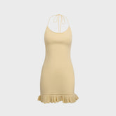 Crochet Halter Dress - Honey Butter | Kith Honey Butter