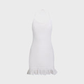 Crochet Halter Mini Dress - White | Kith White