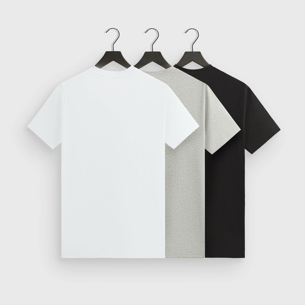 Kith 3-Pack Undershirt - White / Heather Grey / Black | Kith White / Heather Grey / Black