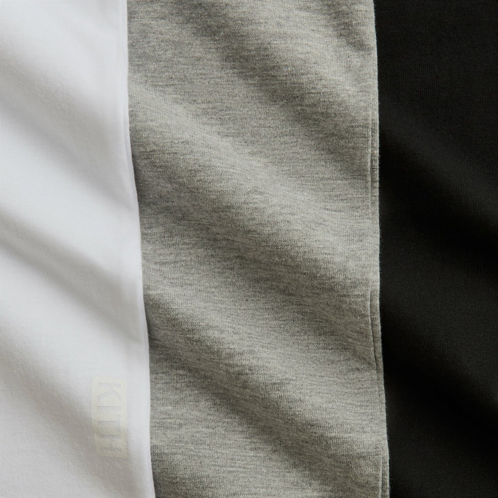 Kith 3-Pack Undershirt - White / Heather Grey / Black | Kith White / Heather Grey / Black