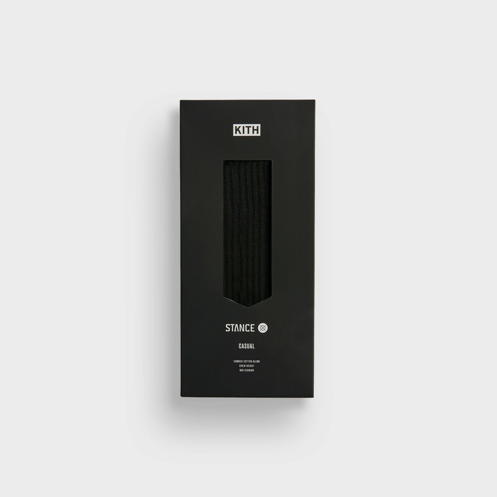 Kith Classics for Stance 2.0 Classic Crew Sock - Black | Kith Black