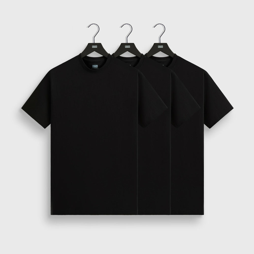 Kith 3-Pack Undershirt - Black | Kith Black
