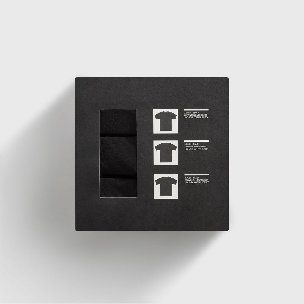 Kith 3-Pack Undershirt - Black | Kith Black