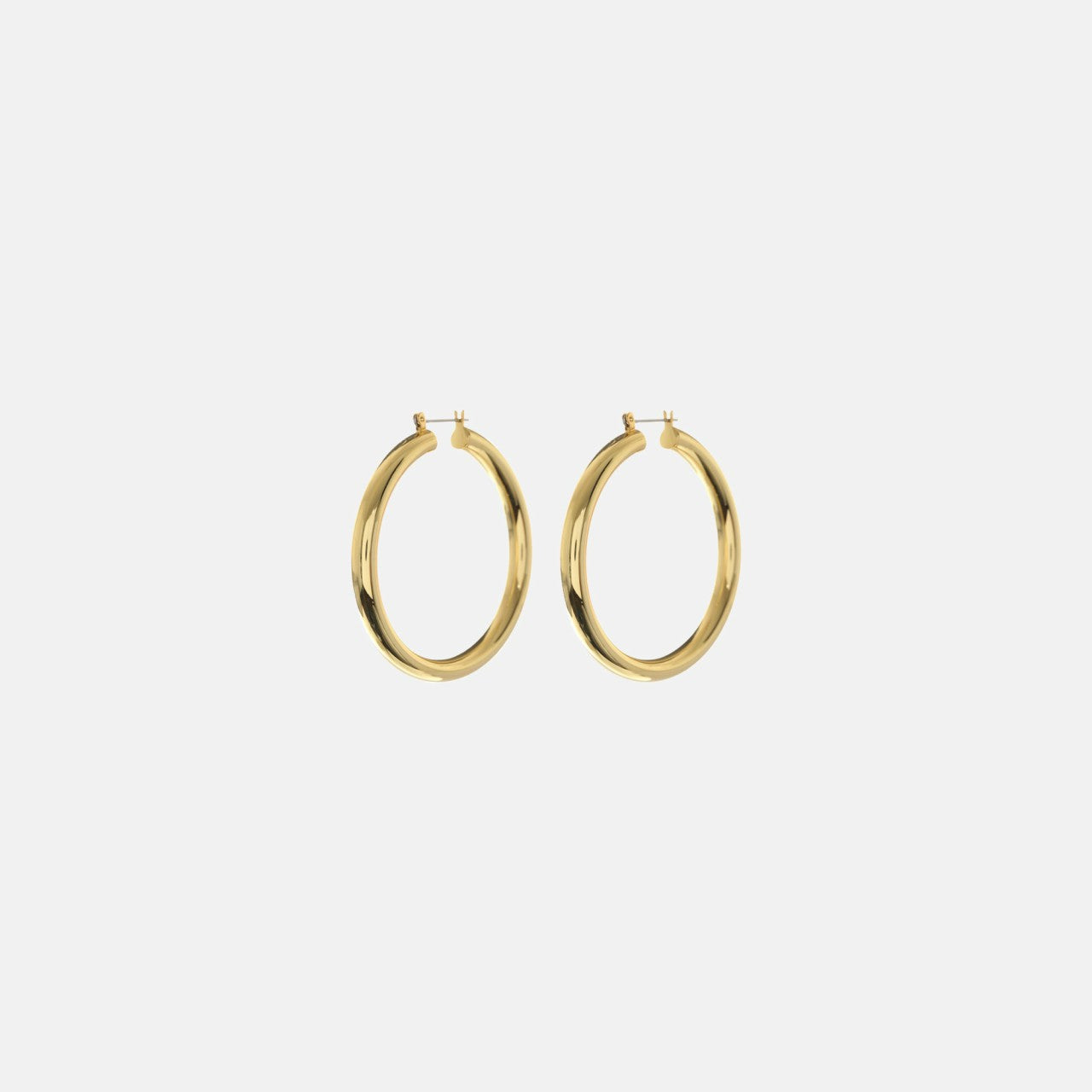 Luv AJ Amalfi Tube Hoop Earrings - Gold | Kith Gold