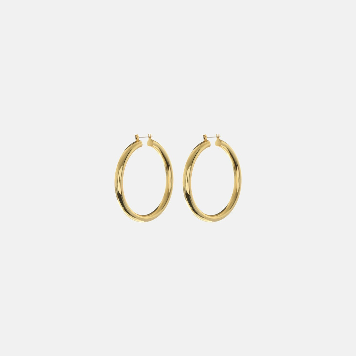 Luv AJ Amalfi Tube Hoop Earrings - Gold | Kith Gold