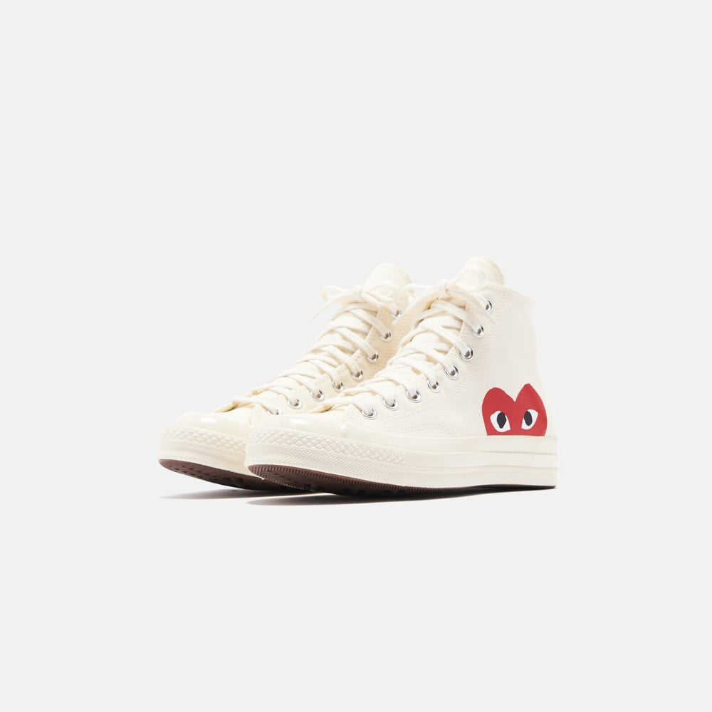 Converse x Comme des Garçons CDG Play Chuck Taylor High - Beige | Kith Beige