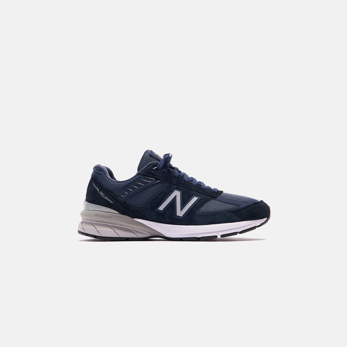 New Balance Made in USA 990 V5 - Navy / Silver | Kith Navy / Silver