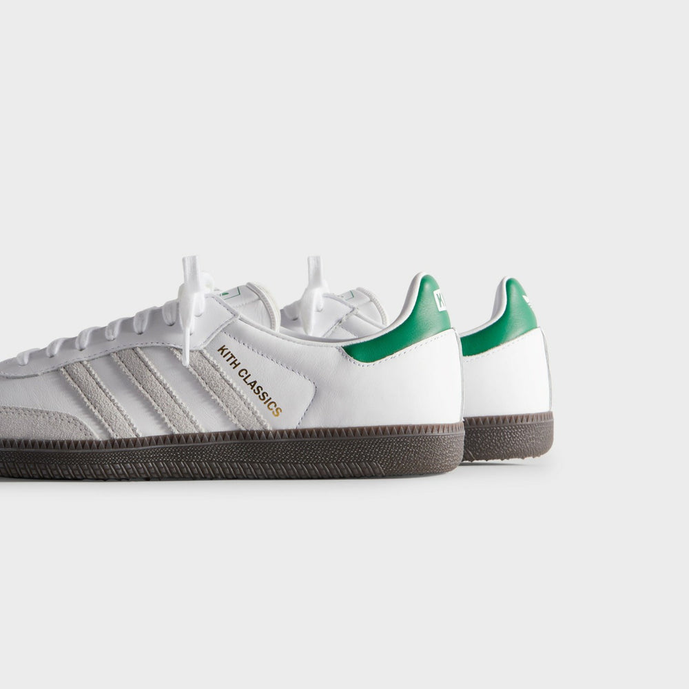 Kith Classics for adidas Originals Samba OG - White / Green | Kith White / Green