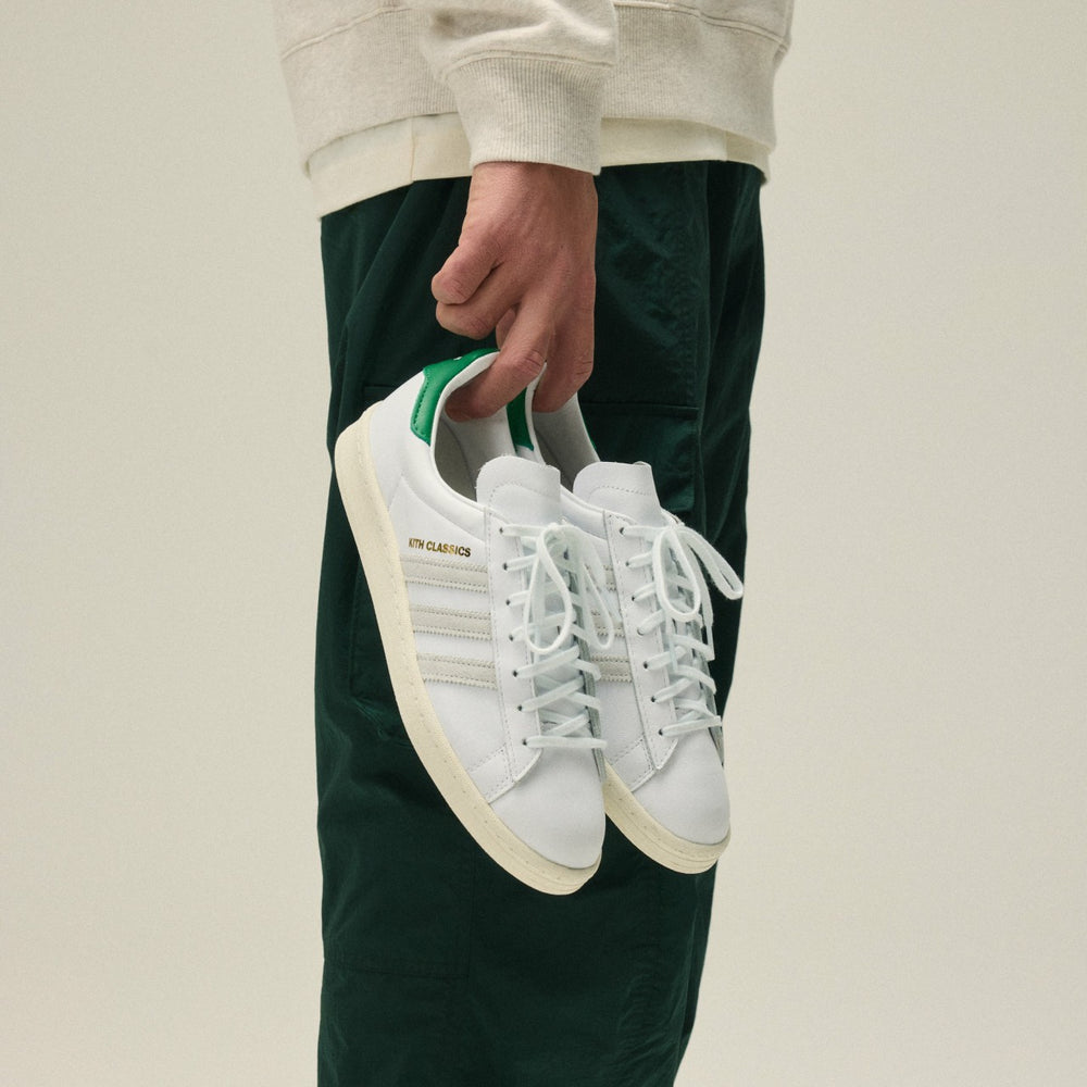 Kith Classics for adidas Originals Campus 80s - White / Green | Kith White / Green