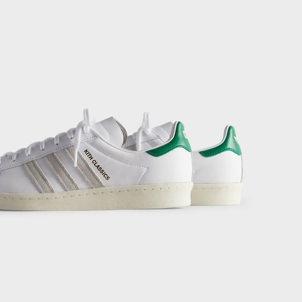 Kith Classics for adidas Originals Campus 80s - White / Green | Kith White / Green