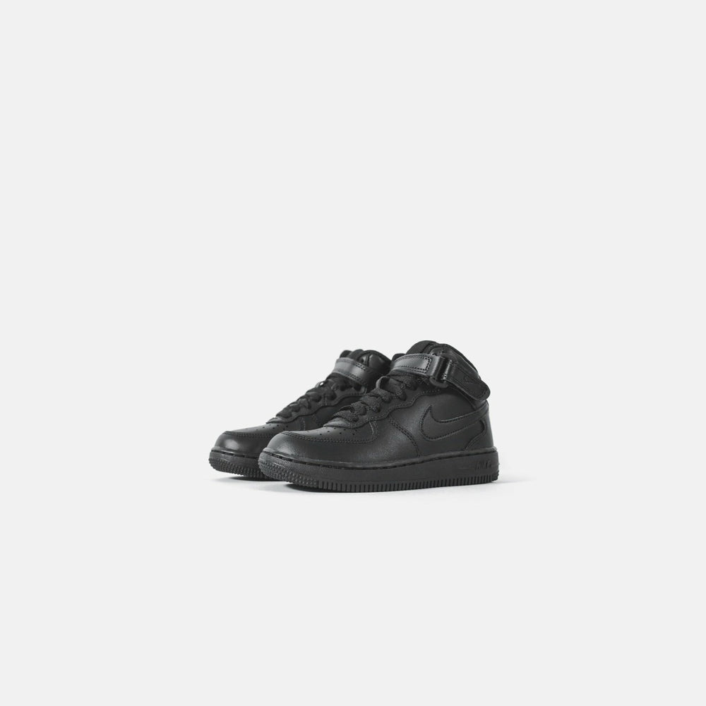 Nike PS Air Force 1 Mid - Triple Black | Kith Triple Black