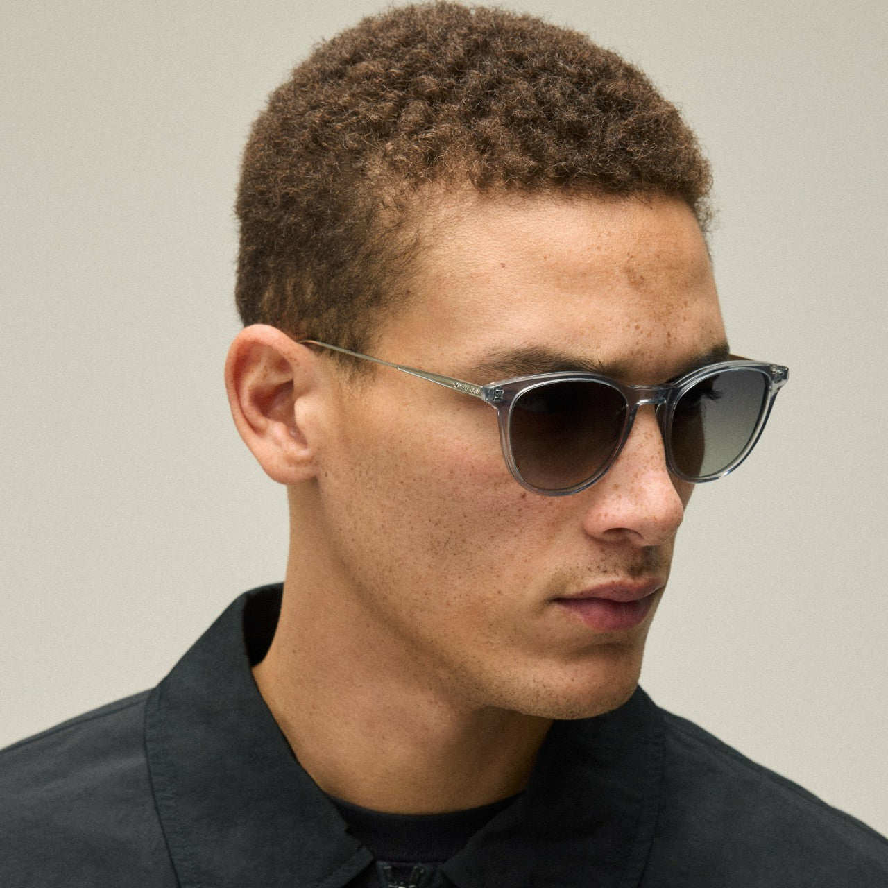 Kith for Modo Georgica Sunglasses - Grey Crystal / Silver / Clear | Kith Grey Crystal / Silver / Clear