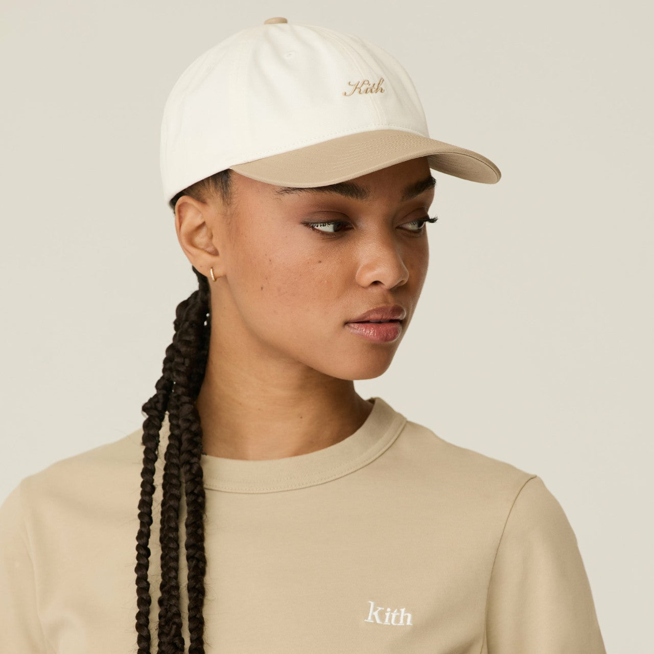 Kith Women Script Logo Classic Cap - Canvas | Kith Canvas