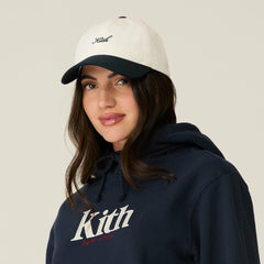 Kith Women Script Logo Classic Cap - Nocturnal | Kith Nocturnal