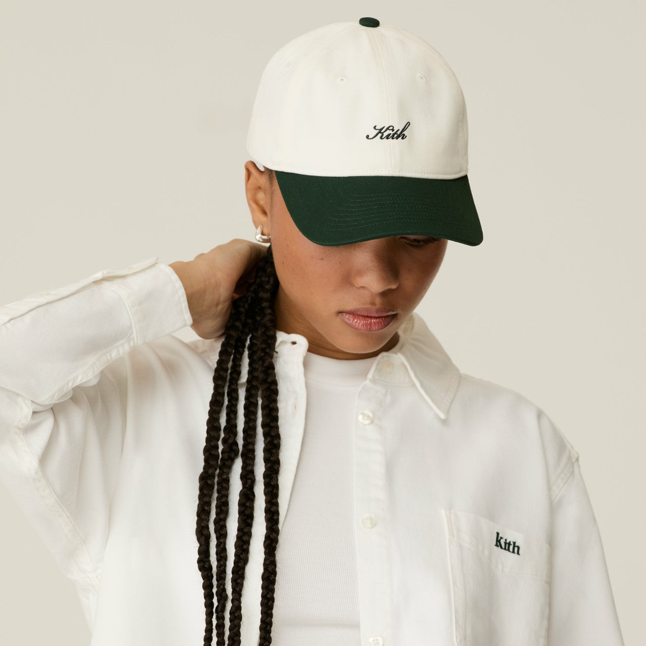Kith Women Script Logo Classic Cap - Stadium | Kith Stadium