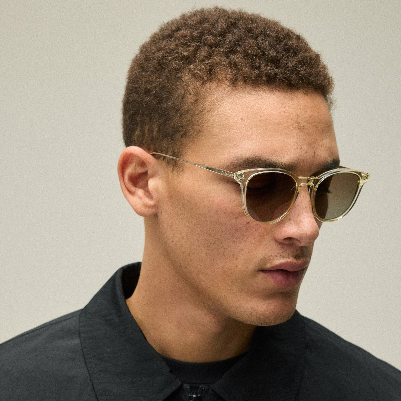 Kith for Modo Georgica Sunglasses - Crystal / Gold / Clear | Kith Crystal / Gold / Clear