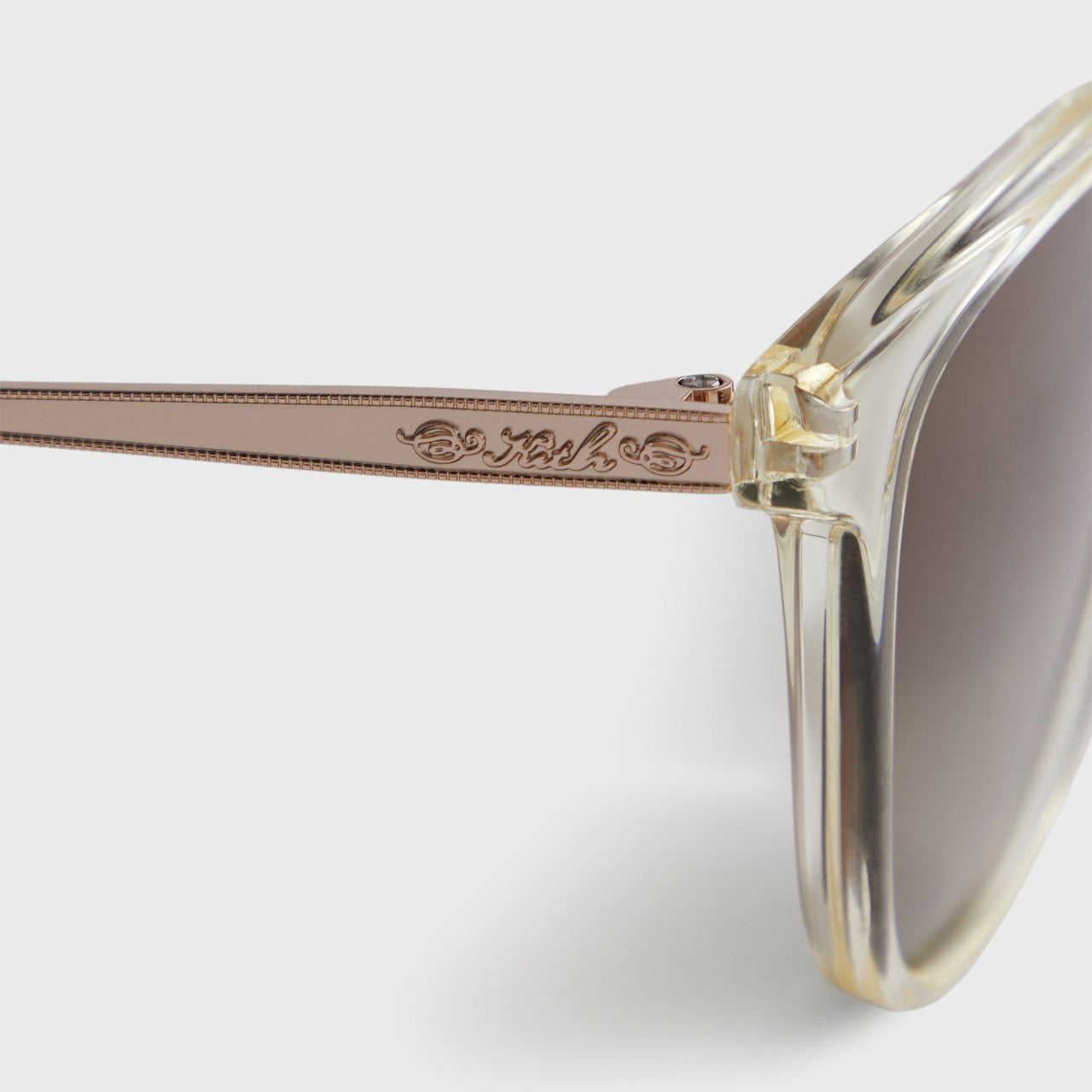 Kith for Modo Georgica Sunglasses - Crystal / Gold / Clear | Kith Crystal / Gold / Clear