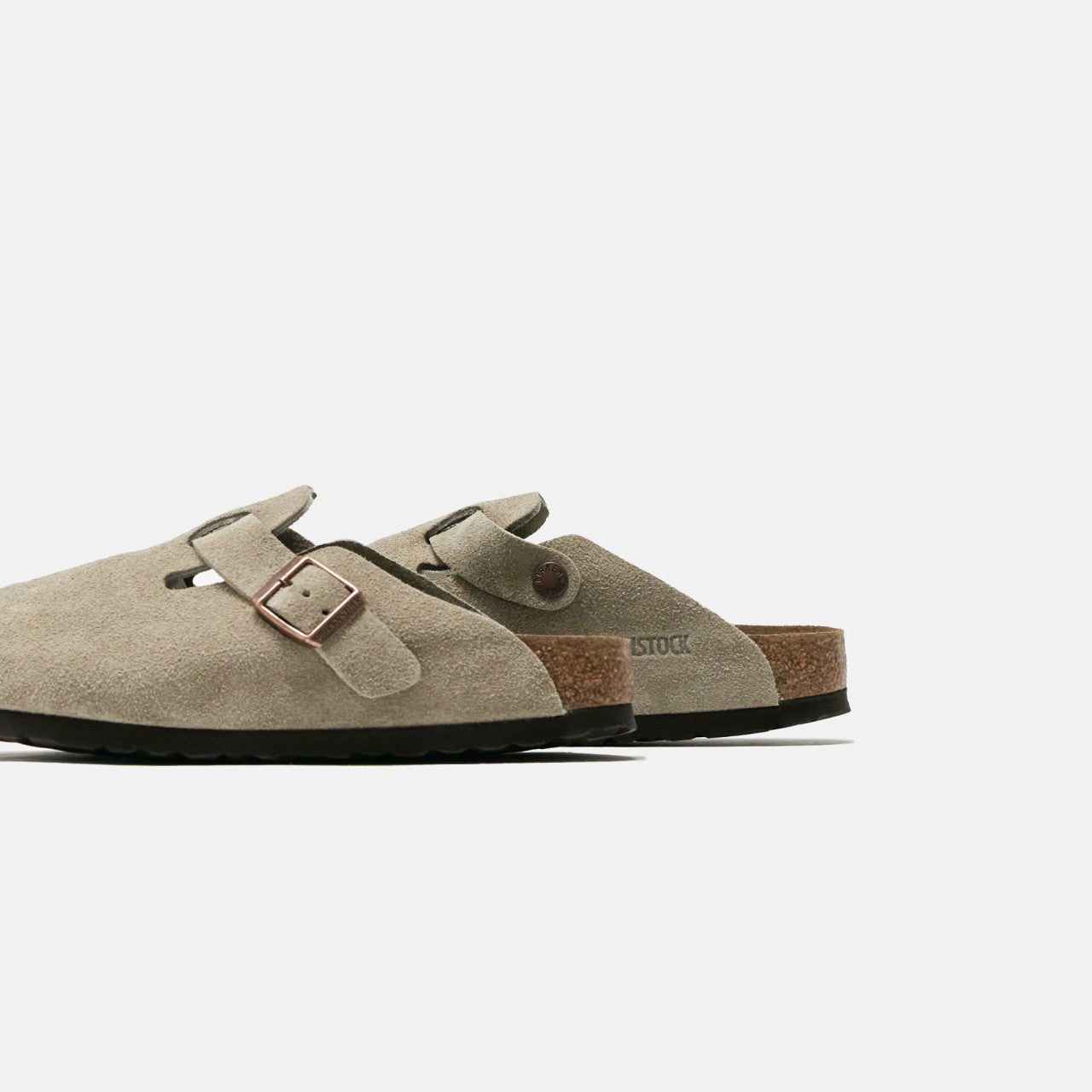 Birkenstock WMNS Boston Soft Footbed Suede - Taupe | Kith Taupe