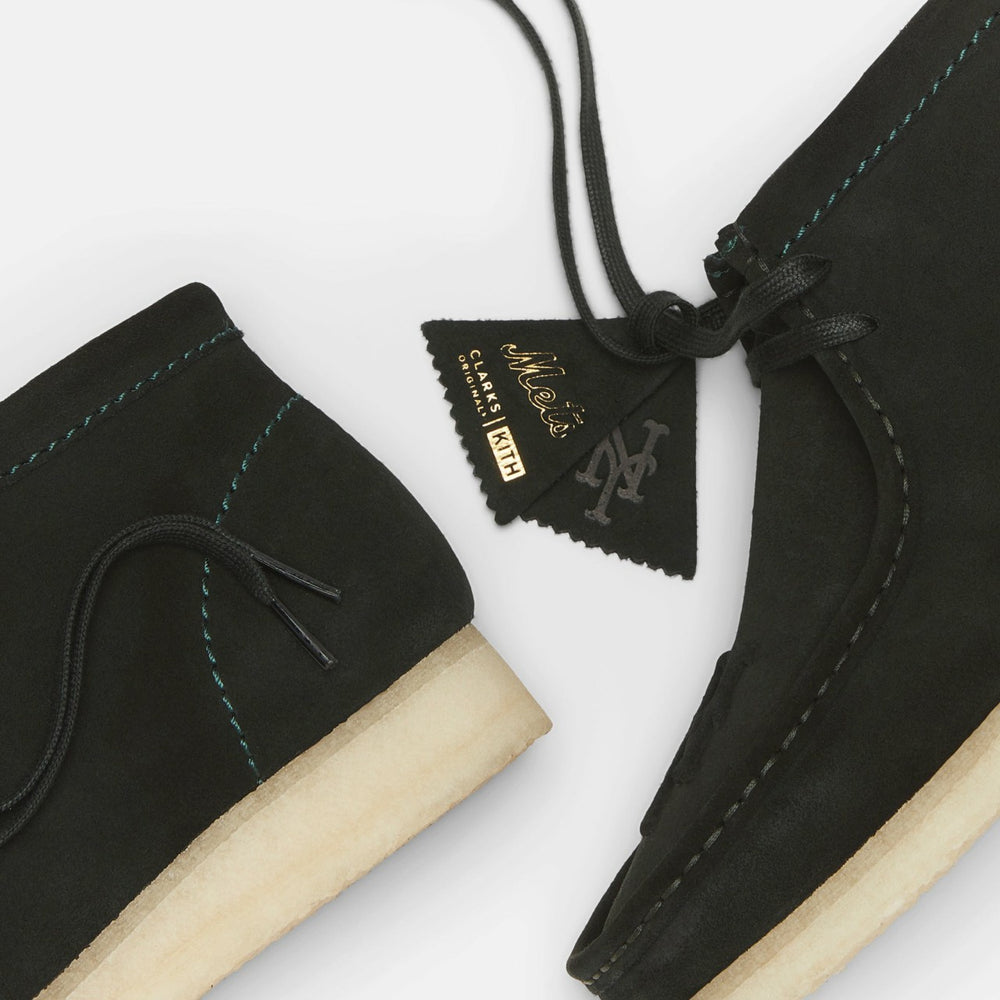 Kith & Clarks for New York Mets Wallabee Boot - Dark Green Suede | Kith Dark Green Suede
