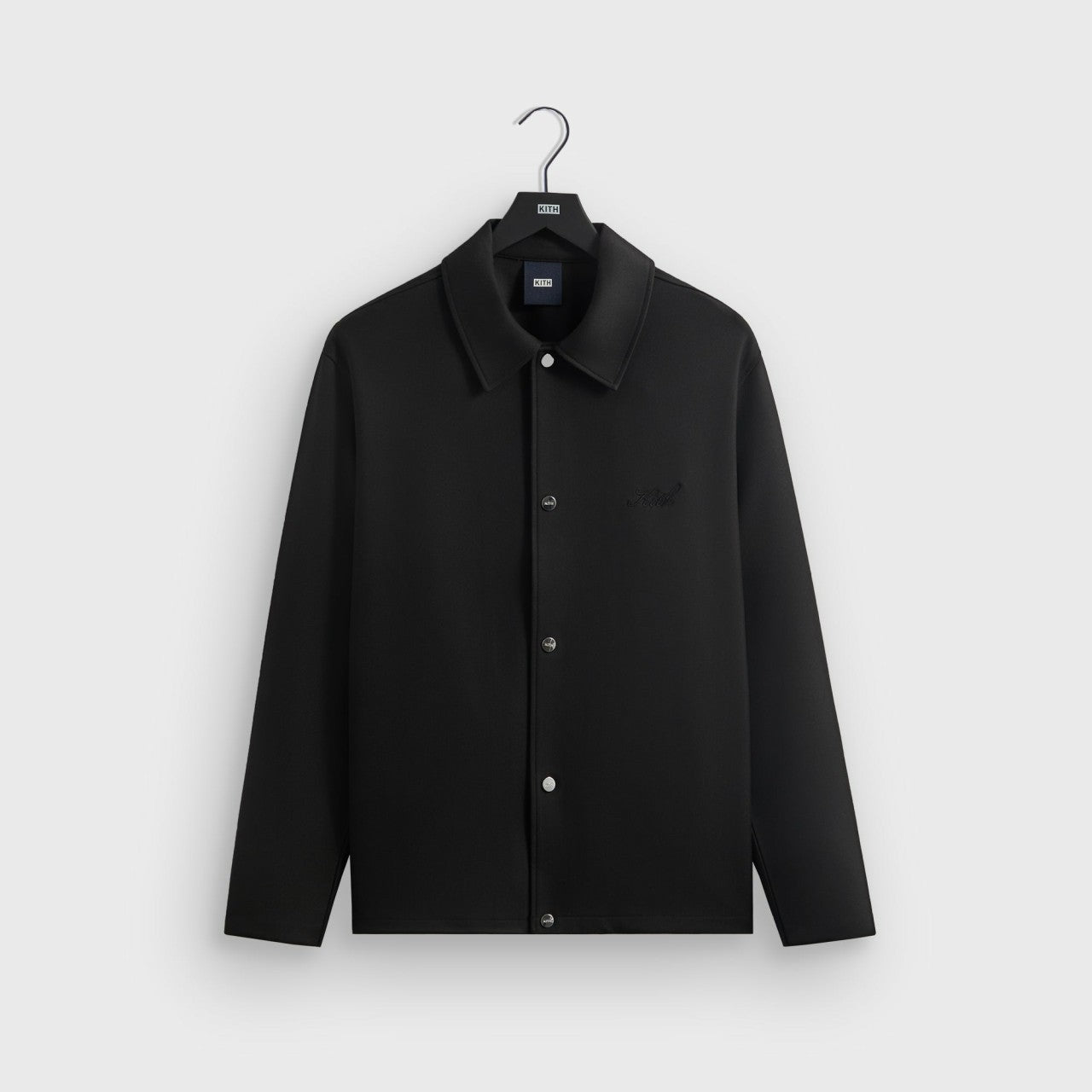 Kith Double Weave Coaches Jacket - Black | Kith Black