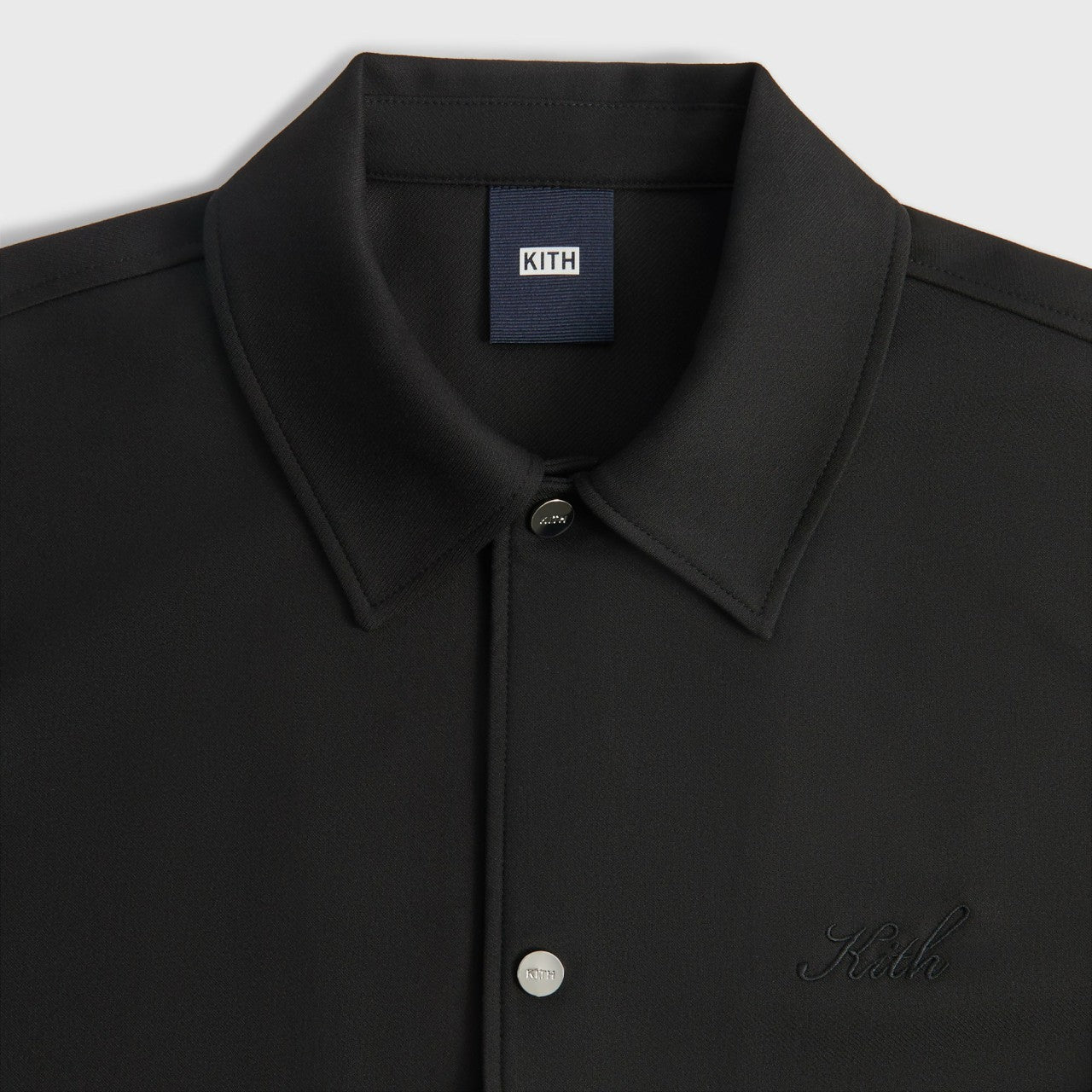 Kith Double Weave Coaches Jacket - Black | Kith Black