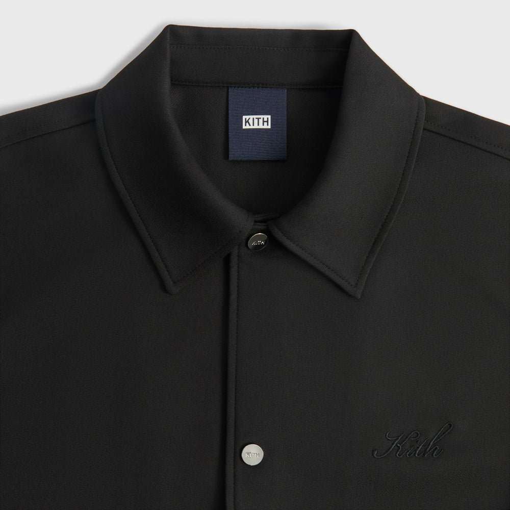 Kith Double Weave Coaches Jacket - Black | Kith Black
