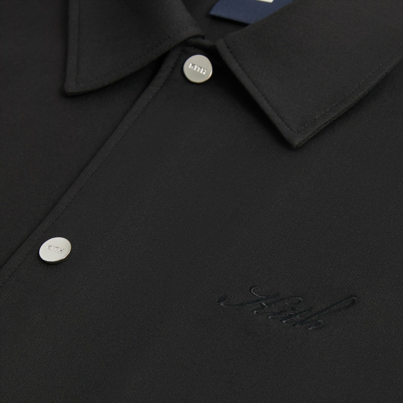 Kith Double Weave Coaches Jacket - Black | Kith Black